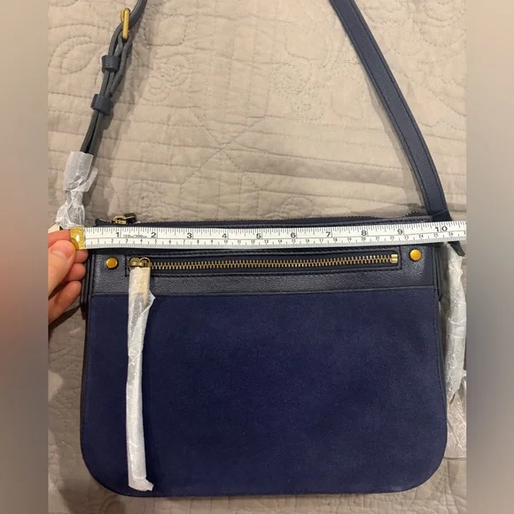 Fossil NWT Navy Blue Crossbody Bag - Picture 9 of 11
